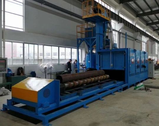 津南喷砂机在管道除锈中的现场施工应用